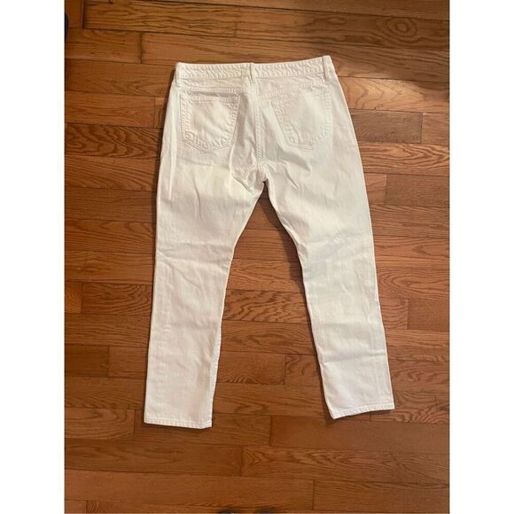 Frame Le Garçon White Denim Jeans - Picture 5 of 5